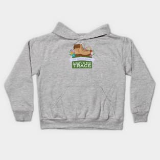 Leave No Trace Hiking & Camping Kids Hoodie